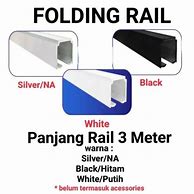 Rel Atas Pintu Lipat Aluminium